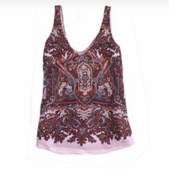 J. Crew Tops - J. Crew silk paisley tank